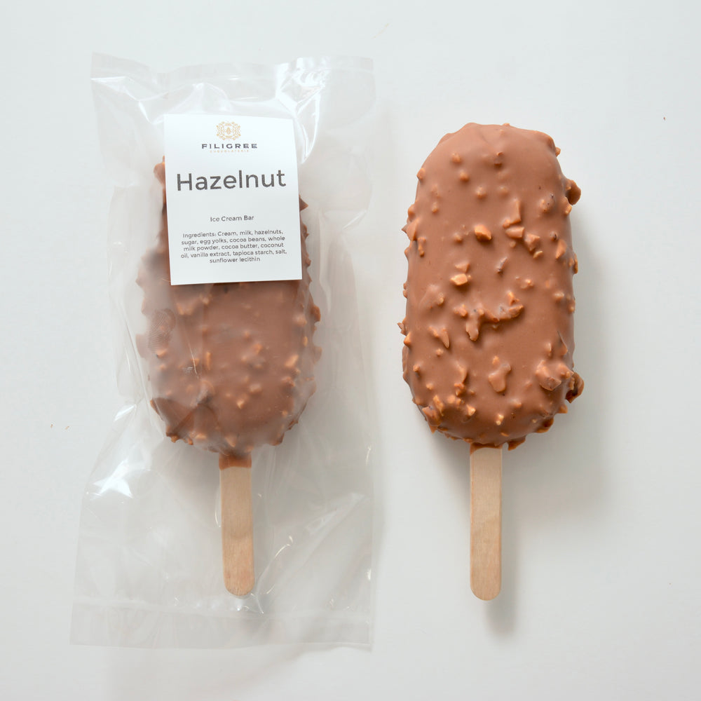 Hazelnut Ice Cream Bar