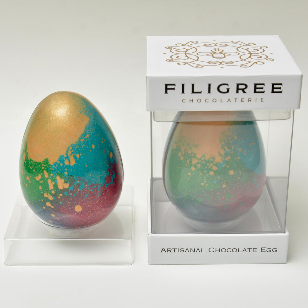 Multi Colour Painted Egg