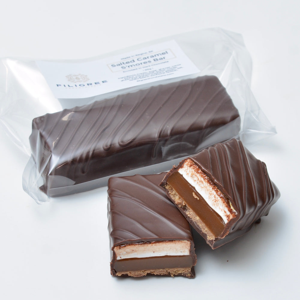 Salted Caramel S'mores Bar