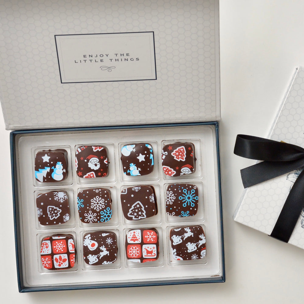 12 Piece Holiday Chocolate Box