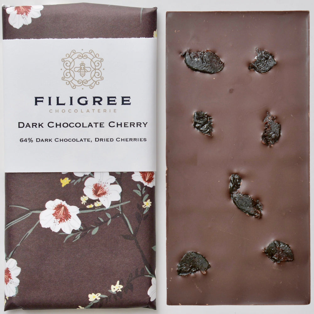 Dark Chocolate Cherry Chocolate Bar