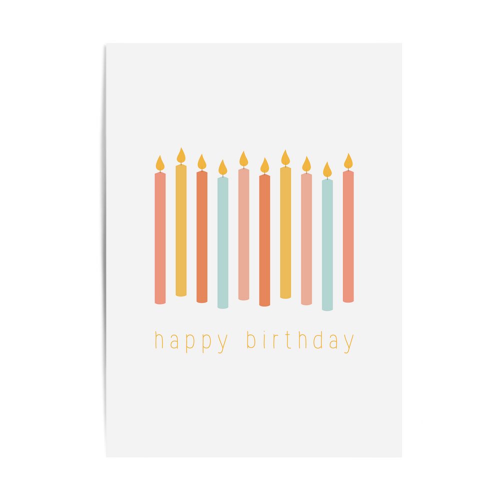 Birthday Candle Card