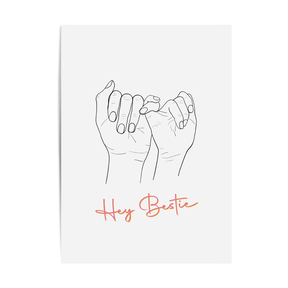 Hey Bestie Card