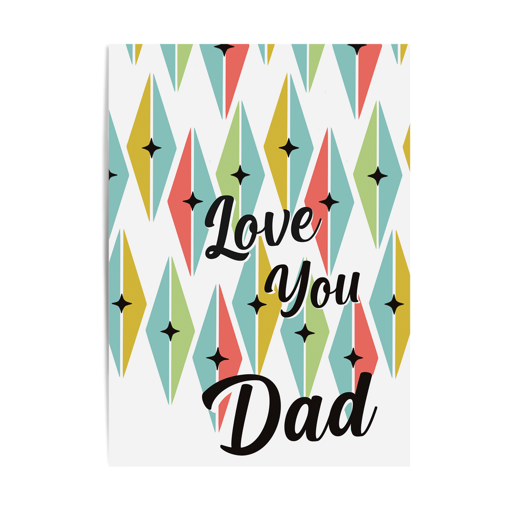 Love You Dad Card