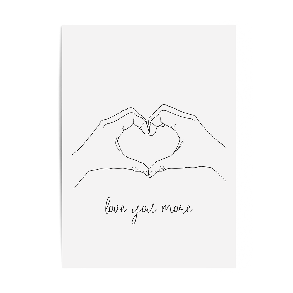 Love You More Card